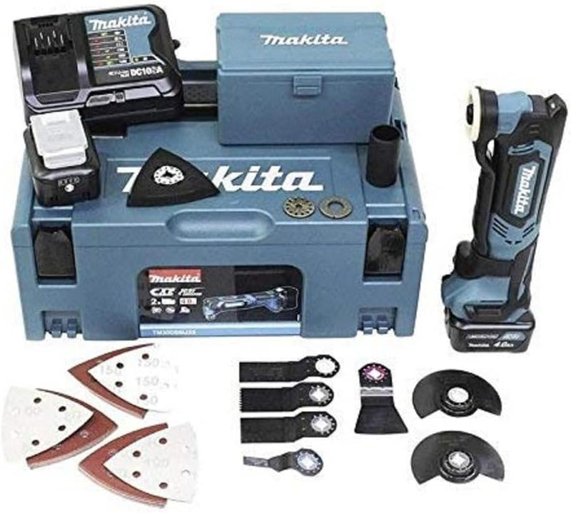 Makita TM30DSMJX5 Akku-Multifunktionswerkzeug 10,8 V / 4,0Ah, 2 Akkus, Ladegerät, MAKPAC inklusiv 41