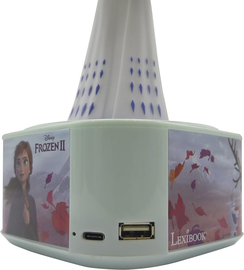 Lexibook BTD80FZ Frozen Lautsprecher, Leuchtfigur, Bluetooth 5.0, USB Typ C Die Eiskönigin, Die Eisk