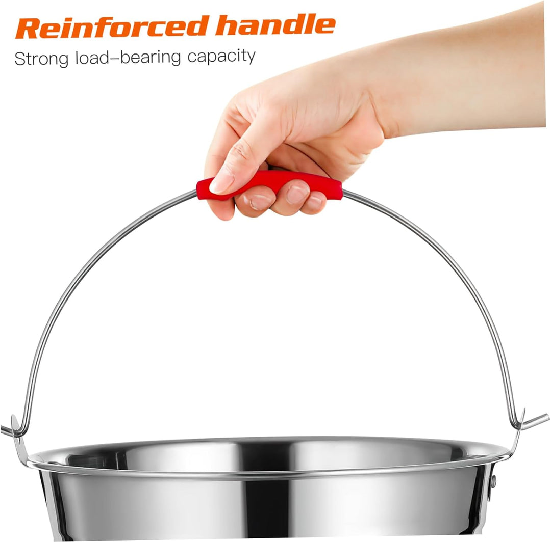 Yardwe Holzkohleeimer Asche Kann Charcoal Holzpellets Fireplace Fire Bucket Holzkohle Asche Eimer As