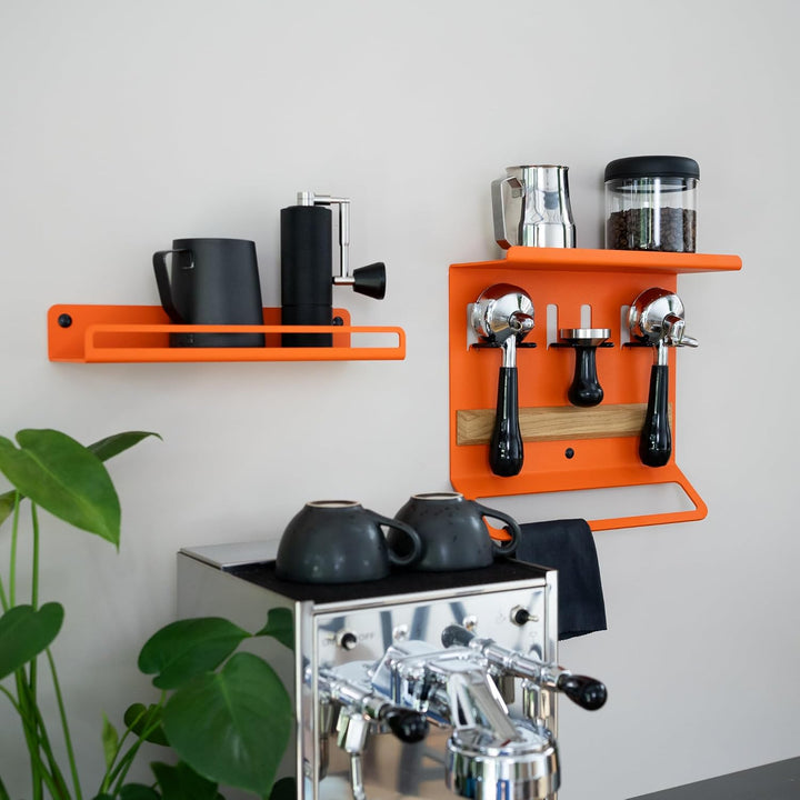 FLATE® Barista Board für Siebträger, Tamper und Barista Zubehör (Weiss), Wei&amp;