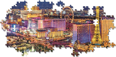 Clementoni 36528 Las Vegas – Puzzle 6000 Teile ab 9 Jahren, buntes Erwachsenenpuzzle mit kräftigen F