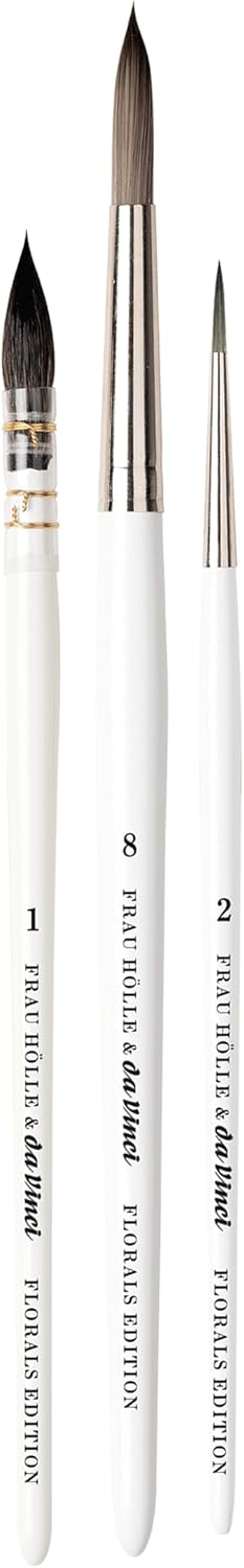 Da Vinci Pinsel Set Loose Watercolor Florals Frau Hölle