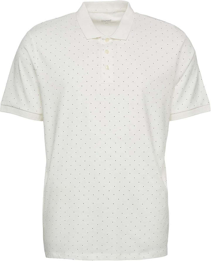 ESPRIT Herren Polohemd, 113/Off White 4