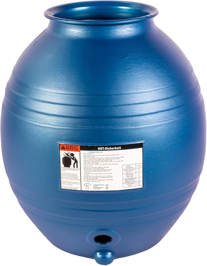 HST Poolfilter Sandfilter bis 35.000 Liter mit Leis Profi Poolpumpe 8000 Liter/Std 350 W mit Vorfilt