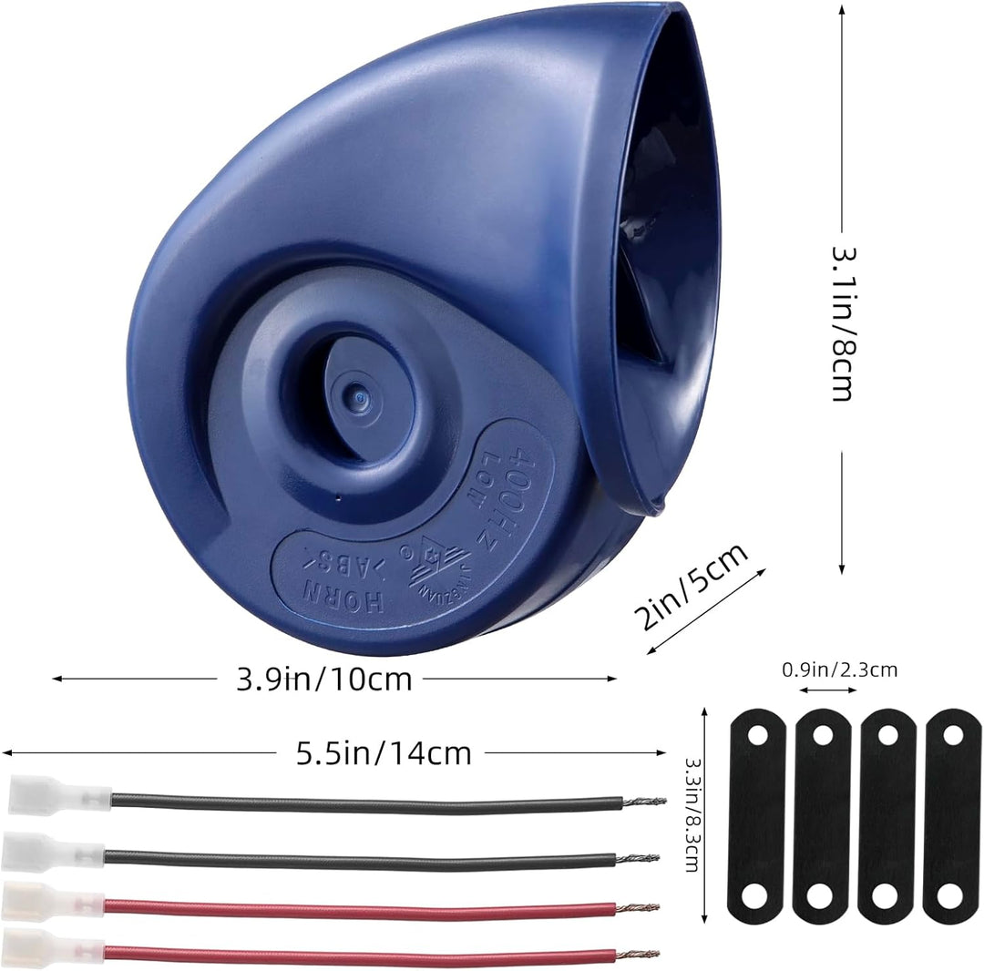 Rupse Hupe Autohupe Laut 120dB Horn Signalhorn für 12v Pkw Lkw Wohnmobile Motorräder Schiffe E-Bikes