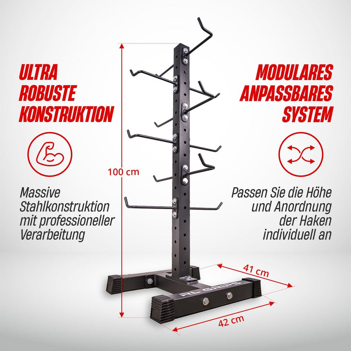 RL Grips – Aufbewahrungsständer für Kabelzug-Griffe – Modularer, Vertikaler Gym-Griffhalter – Bodens