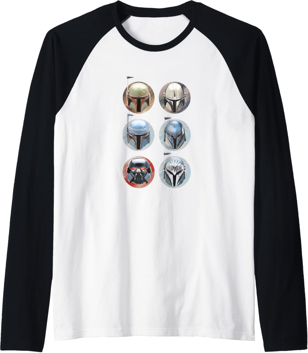 Star Wars: The Mandalorian Bounty Hunter Helmet Circles Raglan