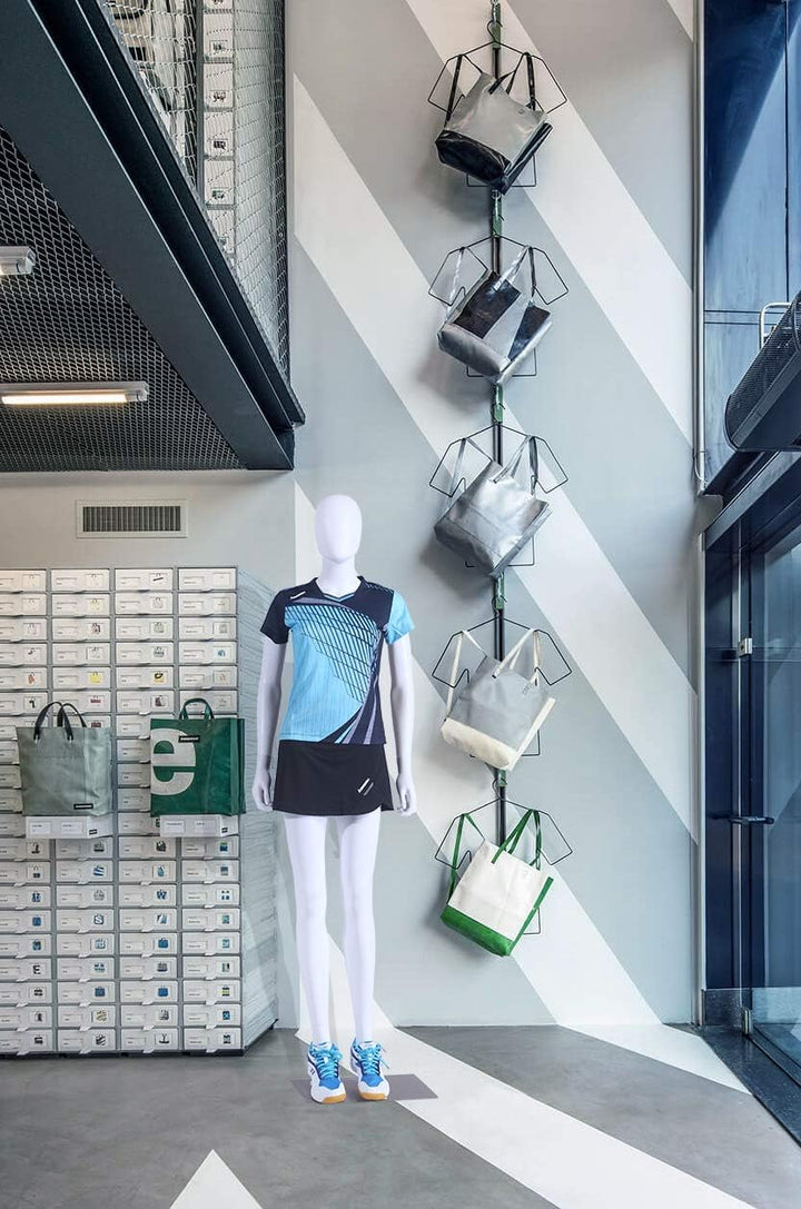 EurotonDisplay FC-11White weiss weibliche Schaufensterpuppe beweglich matt weiss (weiblich FC-11W),