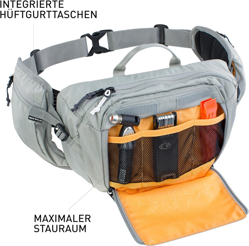 EVOC HIP Pack 3 und HIP Pack PRO 3 Hüfttasche Bauchtasche für Bike-Touren & Trails (3L Fassungsvermö