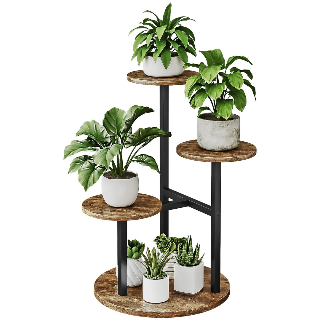 Pflanzenständer für den Innenbereich 4 Ebenen mehrere Blumentopfhalter Blumenständer für Terrasse Ga