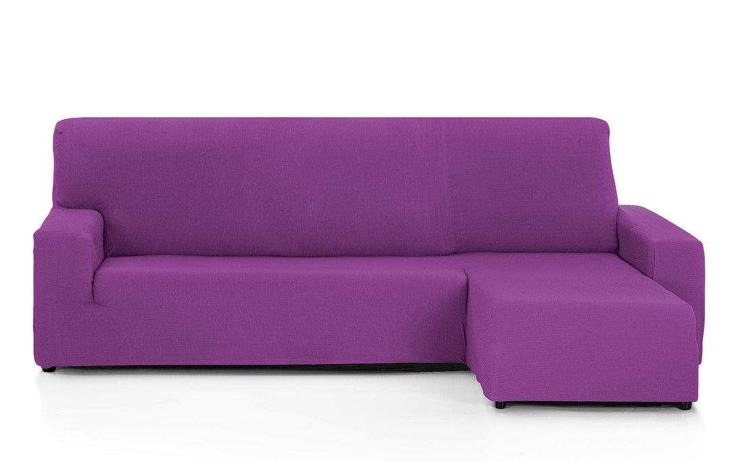 Martina Home - Sofabezug für Chaise Longue, Modell Túnez, Stoff, Lila (Cardenal), kurzes Eckteil rec