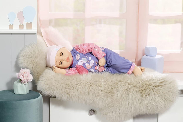 Baby Annabell, Puppe, Grosse Annabell 54cm, weiche Puppe in echter Babygrösse mit Strampler, Mütze,