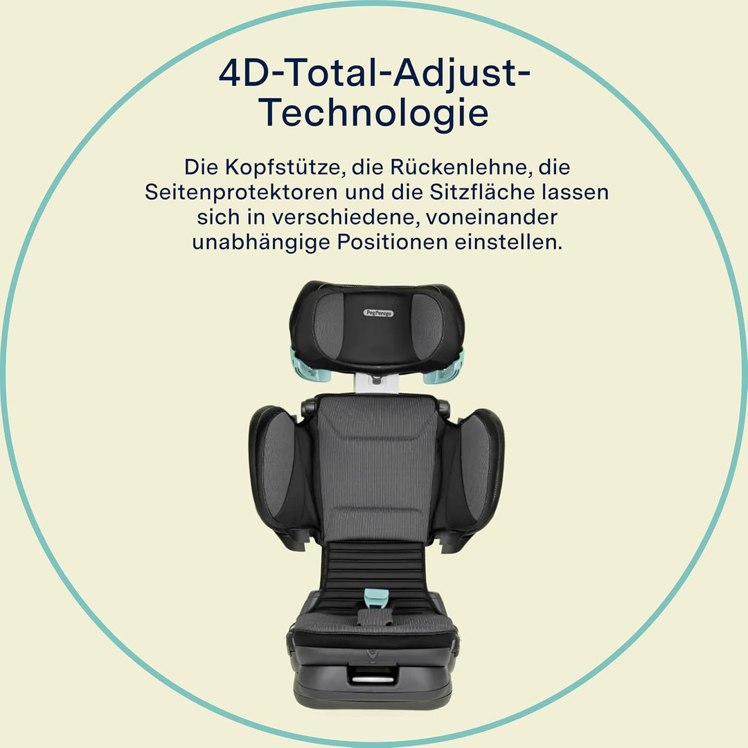 Peg Perego Viaggio Flex Autositz ISOFIX mit fortschrittlicher Technologie, verstellbar, klappbar, ve