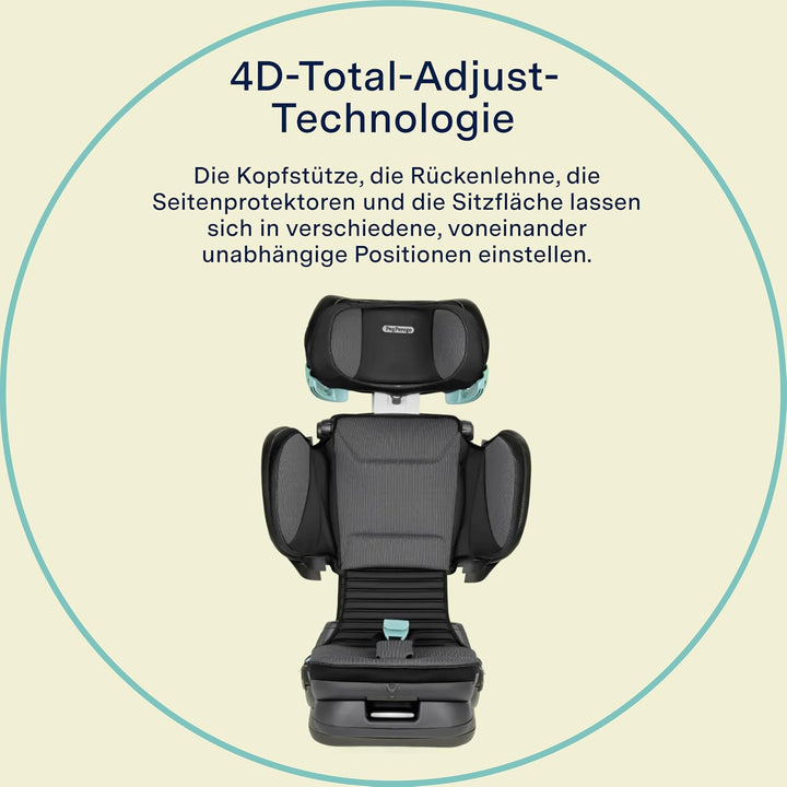 Peg Perego Viaggio Flex Autositz ISOFIX mit fortschrittlicher Technologie, verstellbar, klappbar, ve