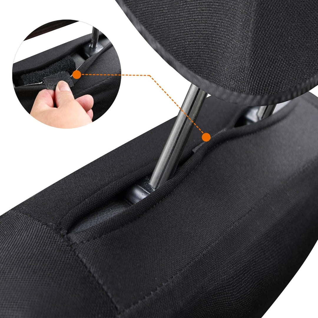 Schonbezüge Sitzbezüge für JAC T8 Bj ab 2021 in Schwarz/Grau TF4