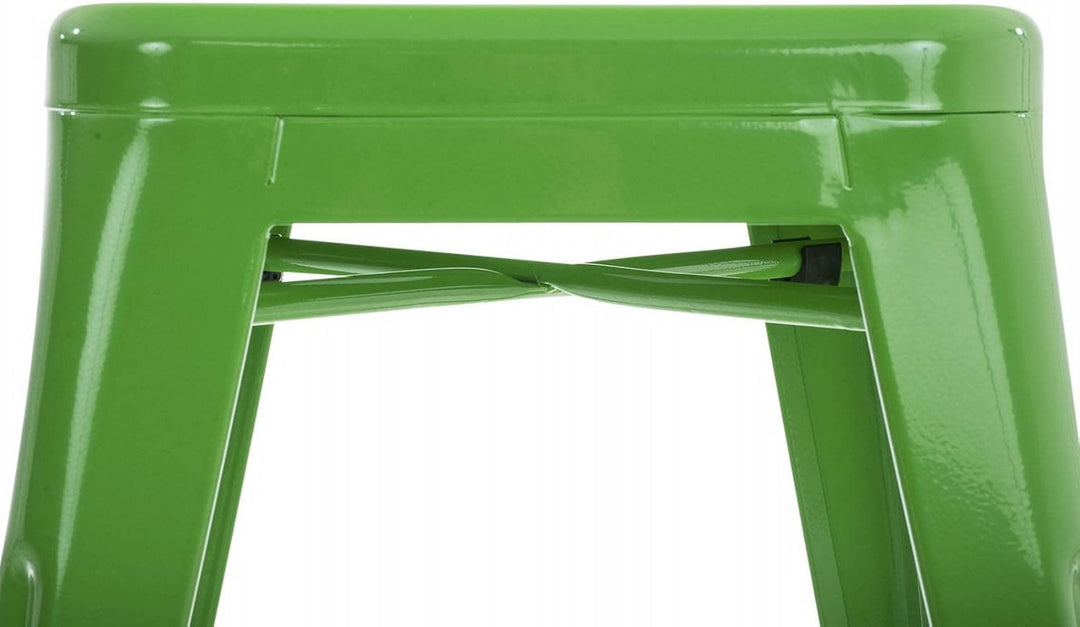 CLP 4er Set Sitzhocker Armin Aus Metall I Stapelbarer Hocker I Sitzhöhe Von 46 cm I Pflegeleichter A
