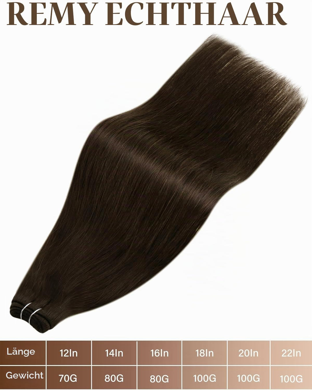 Hetto Echthaar Tressen Extensions Braun Tressen Echthaar Extensions Remy Echthaar Extensions Tressen