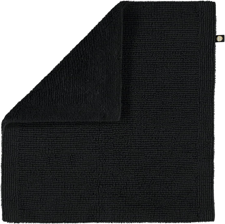Rhomtuft Badteppiche Pur schwarz - 15 60x60 cm, 60x60 cm