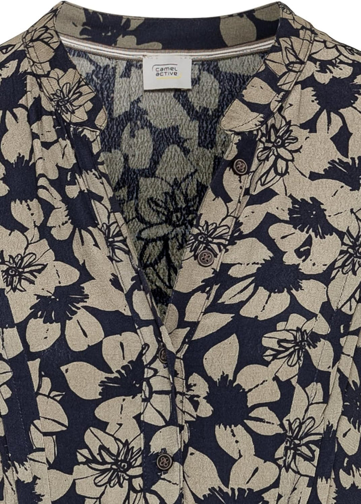 camel active Damen Kleid XS Flower Aop, XS Flower Aop