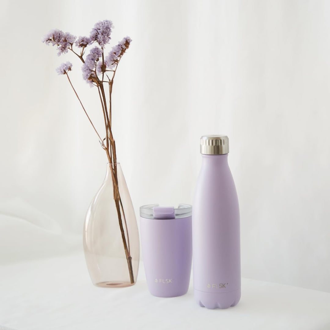 FLSK Trinkflasche – Premium Edelstahl Thermosflasche – 100% auslaufsicher &amp; kohlensäuregeeignet – hä