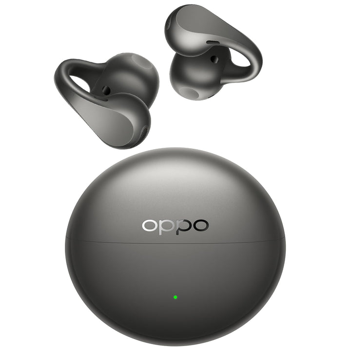 OPPO Enco Clip2 Open-Ear Earbuds, 11mm+9mm Dual Treiber, Bluetooth 6.1 Dynaudio-Sound Ohrhörer, EarH