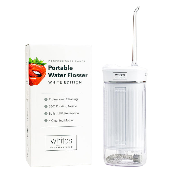 Whites Beaconsfield Dental Water Flosser — Tragbare wasserdichte Munddusche für Zähne &amp; Zahnfleisch,