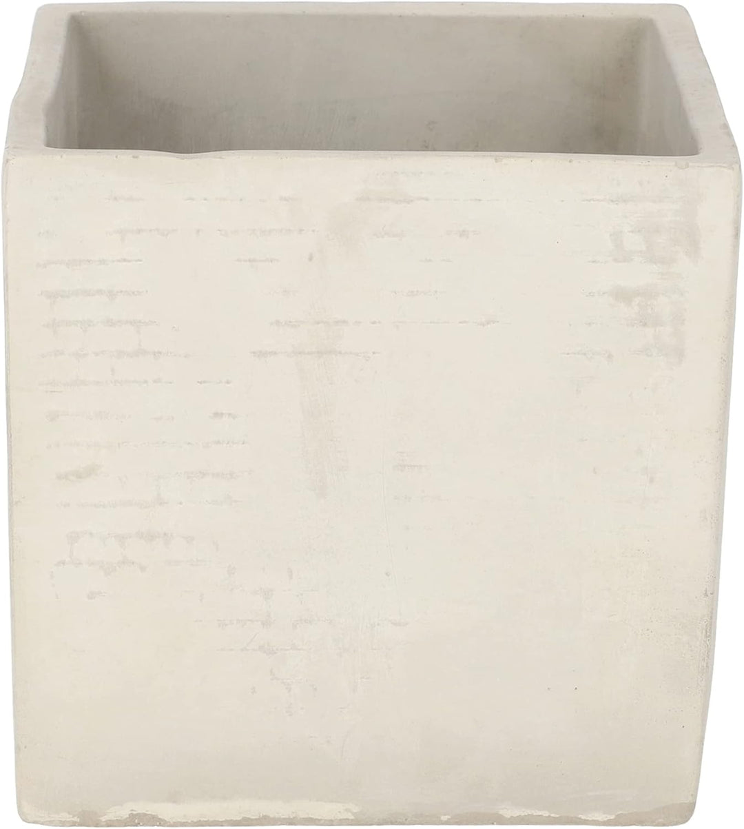 KOTARBAU® Blumentopf Übertopf 17 x 17 cm für Blumen Pflanzen aus Dekorativ-Beton Grau Quadratisch In