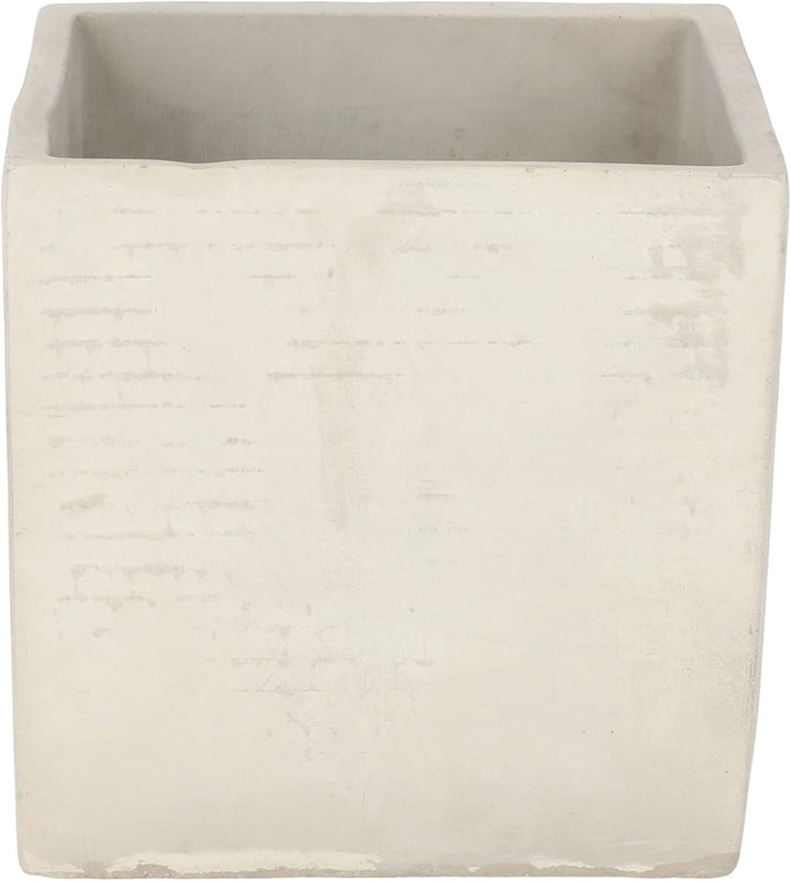 KOTARBAU® Blumentopf Übertopf 17 x 17 cm für Blumen Pflanzen aus Dekorativ-Beton Grau Quadratisch In
