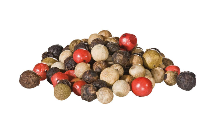 JKR Spices® Bunter Pfeffer ganz 500g - grüne rosa beige schwarze Pfefferkörner | ganze Pfeffer Körne