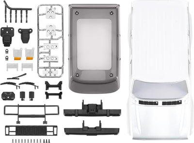 INJORA 6,10 Zoll Radstand ABS Hardtop Cherokee Karosserie für 1/18 RC Crawler TRX4M Bronco Defender