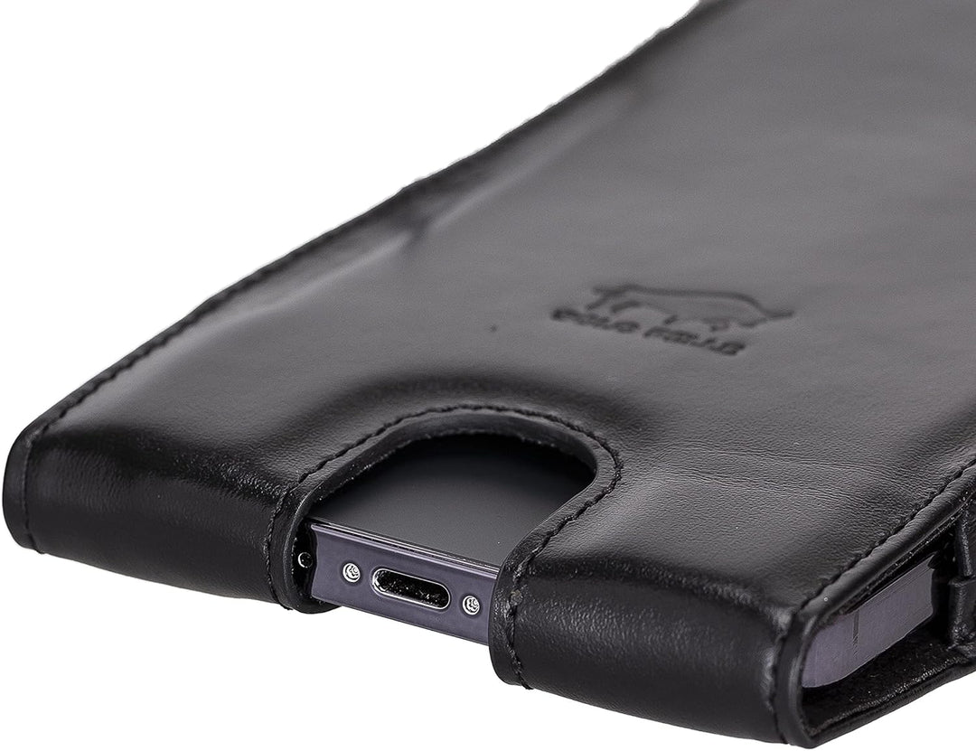 Solo Pelle Lederhülle für das iPhone 12/12 Pro / 13/13 Pro bis 6.1 Zoll Stanford Case Leder Hülle Le