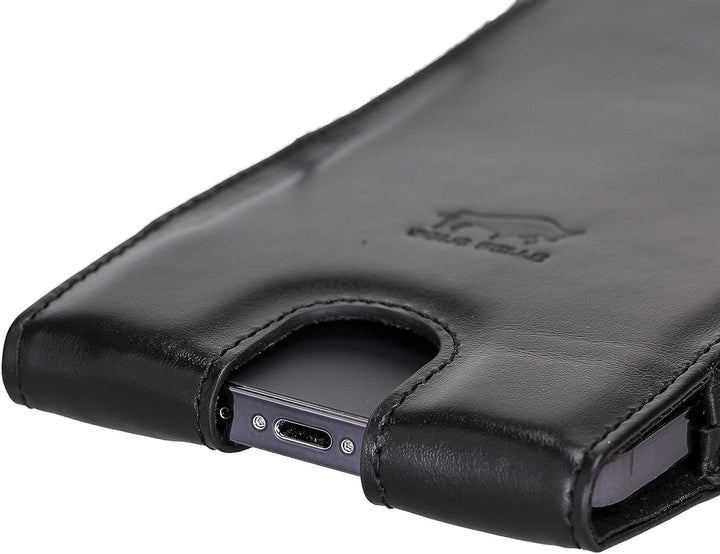 Solo Pelle Lederhülle für das iPhone 12/12 Pro / 13/13 Pro bis 6.1 Zoll Stanford Case Leder Hülle Le
