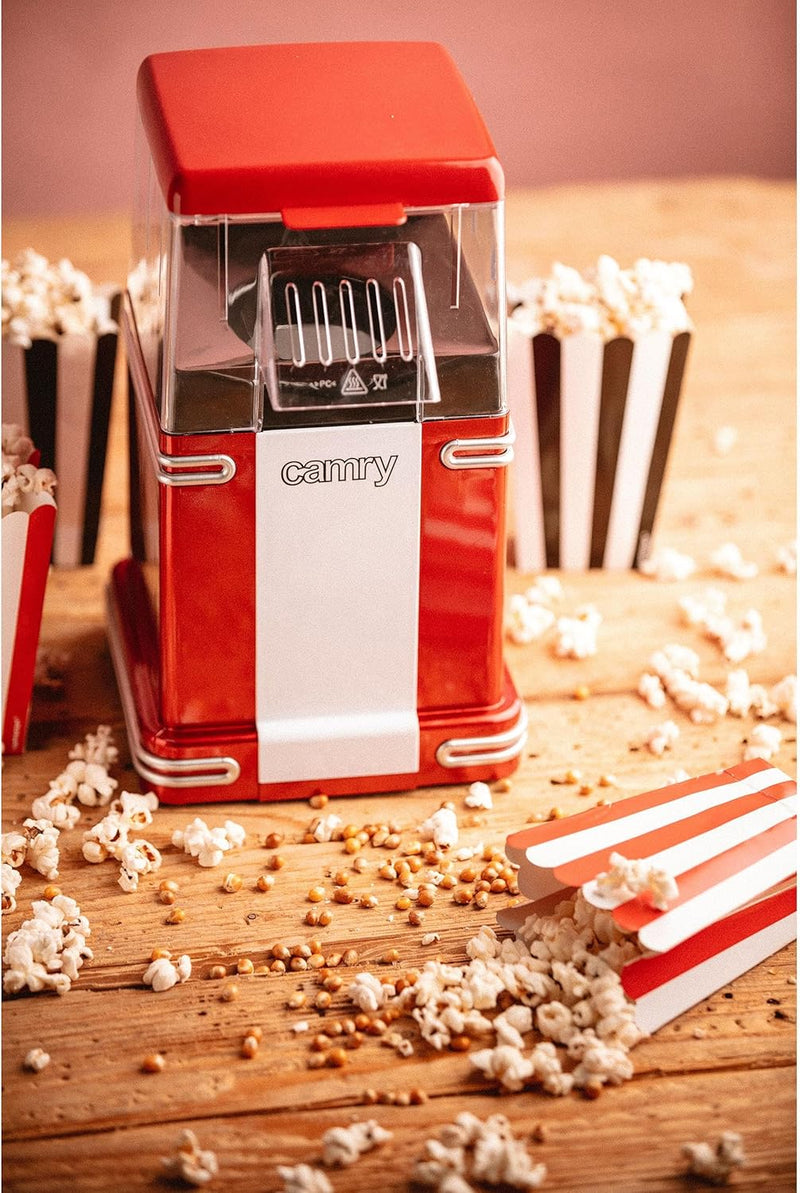 camry Popcorn-Maker, Rot, mehrfarbig,