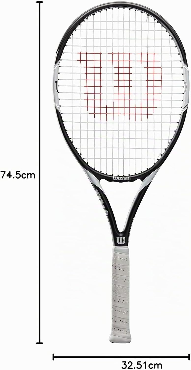 Wilson Tennisschläger, Federer Team 105, Unisex, Anfänger und Freizeitspieler L2 Single, L2 Single