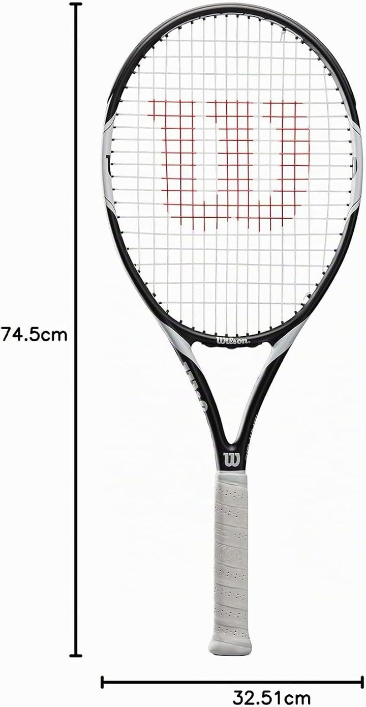Wilson Tennisschläger, Federer Team 105, Unisex, Anfänger und Freizeitspieler L2 Single, L2 Single