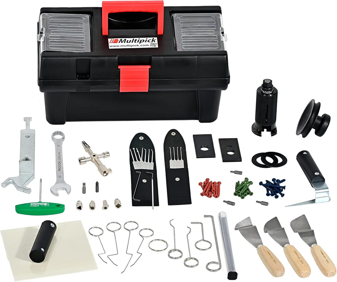 MULTIPICK Concierge-Kiste Pro 2 [73-teilig] Lockpicking Set – Lockpicking – Schlossknacker – Schloss