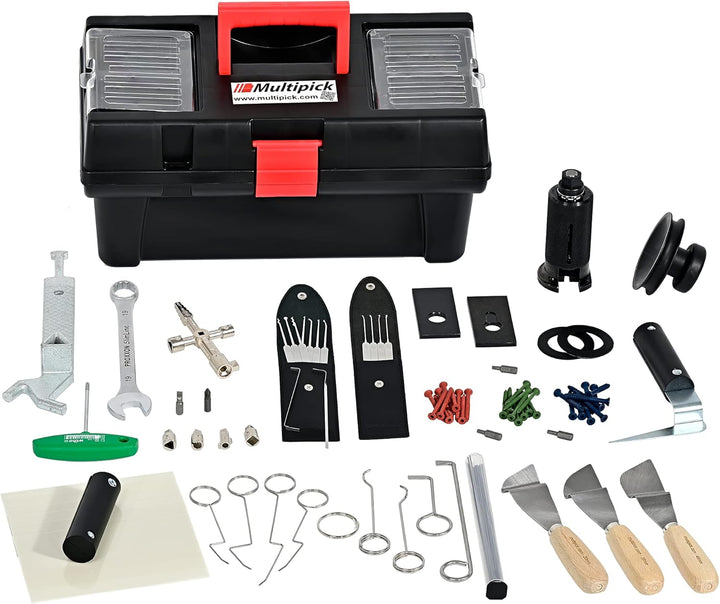 MULTIPICK Concierge-Kiste Pro 2 [73-teilig] Lockpicking Set – Lockpicking – Schlossknacker – Schloss