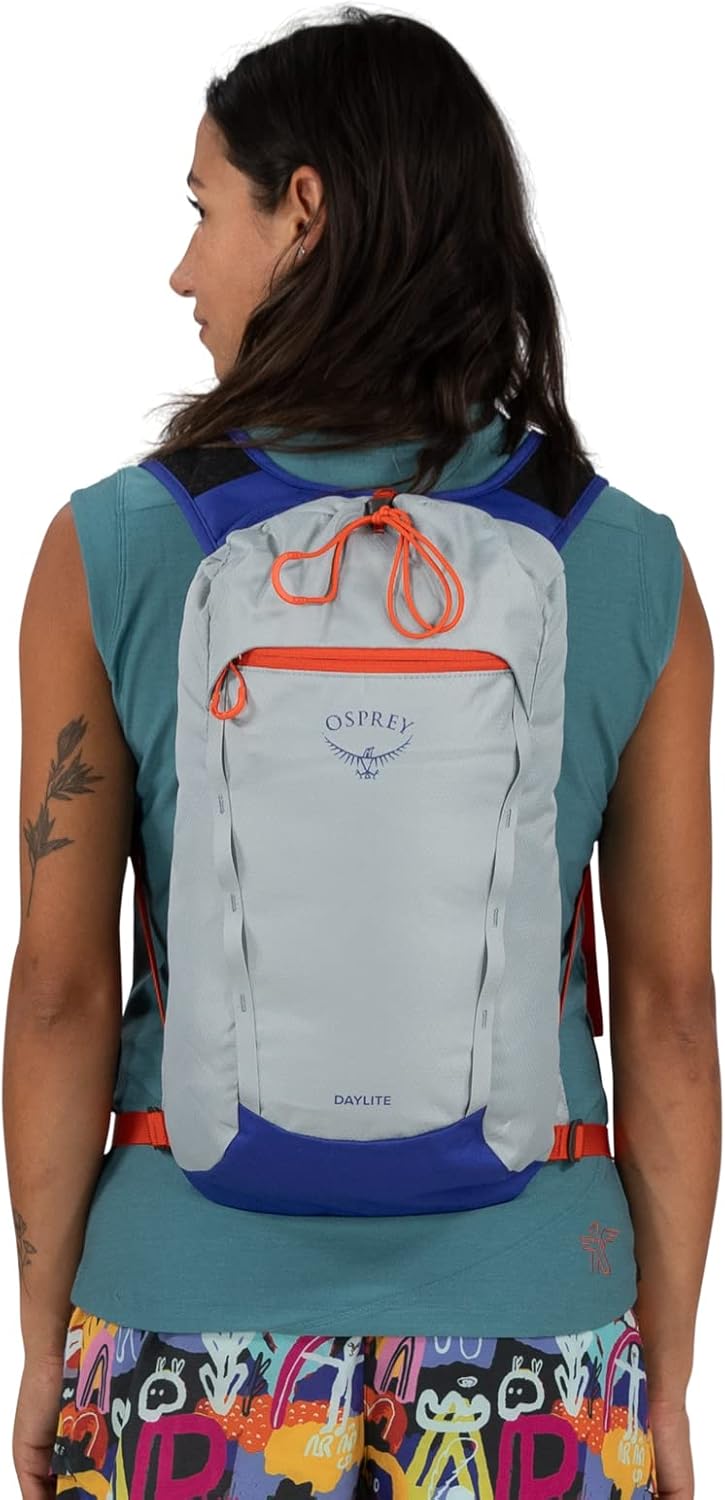 Osprey Europe Daylite Cinch Pack Backpack Escapade Green/Baikal Green, Escapade Green/Baikal Green