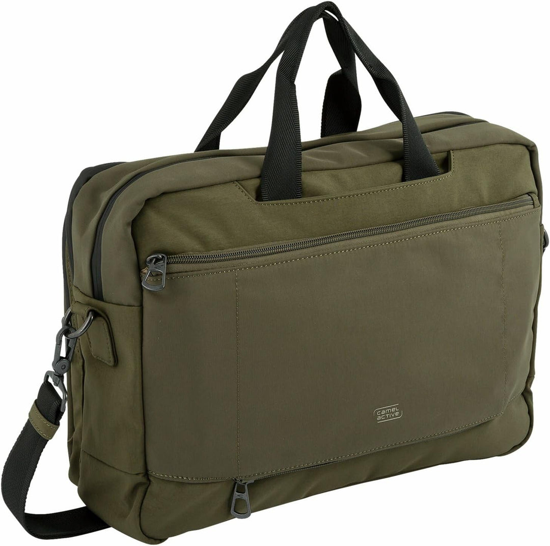 camel active bags Brooklyn Herren Businesstasche AktentascheBraun 38 x 13 x 27 Grün, 38 x 13 x 27 Gr
