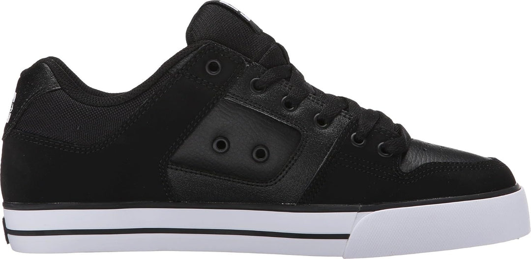 DC Shoes Herren Pure Sneaker 38 EU Schwarz Weiss Schwarz, 38 EU Schwarz Weiss Schwarz