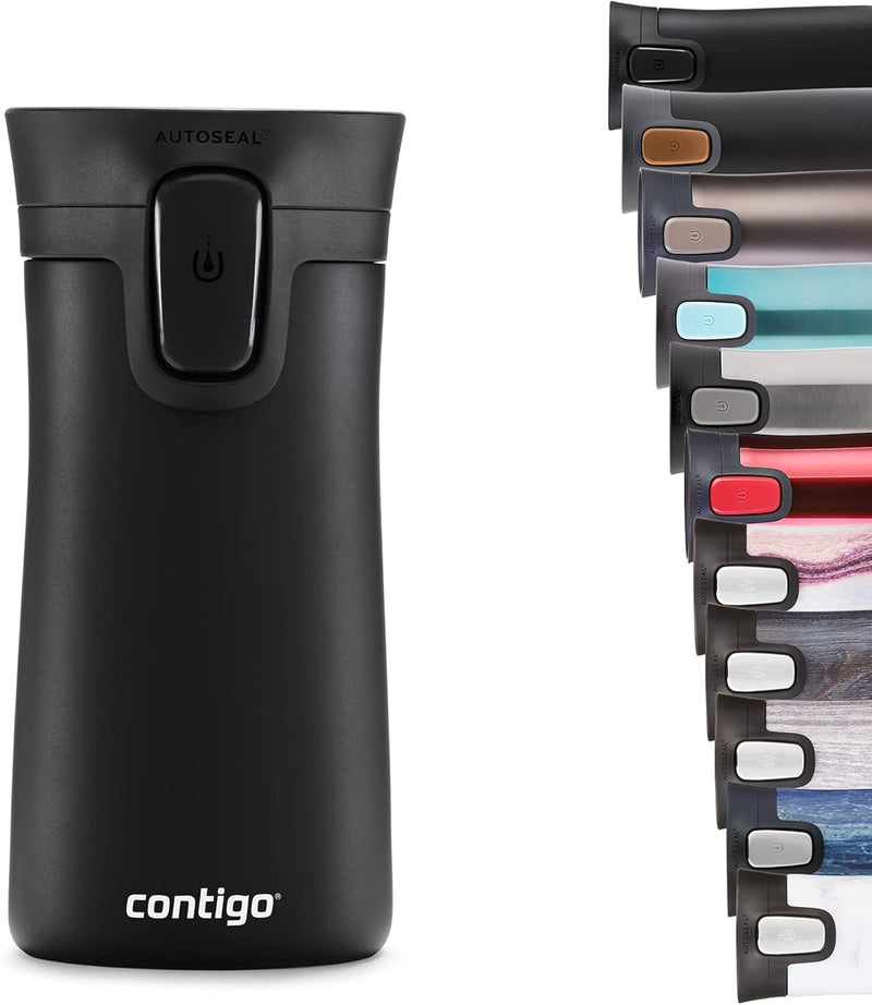 Contigo Pinnacle Autoseal Thermobecher, Edelstahl-Reisebecher, Isolierbecher, auslaufsicher, Kaffeeb