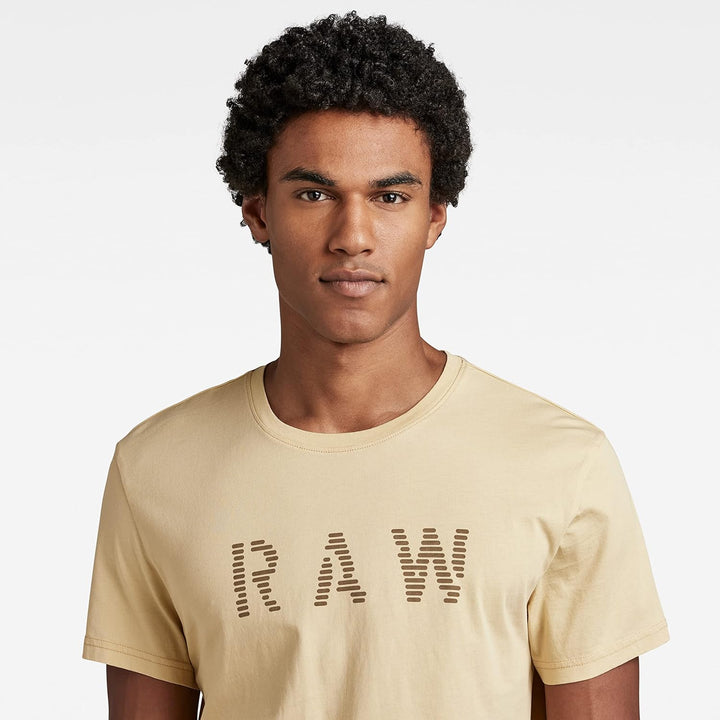 G-STAR RAW Herren Raw T-Shirts XS Beige (Postbag D22776-c506-1868), XS Beige (Postbag D22776-c506-18