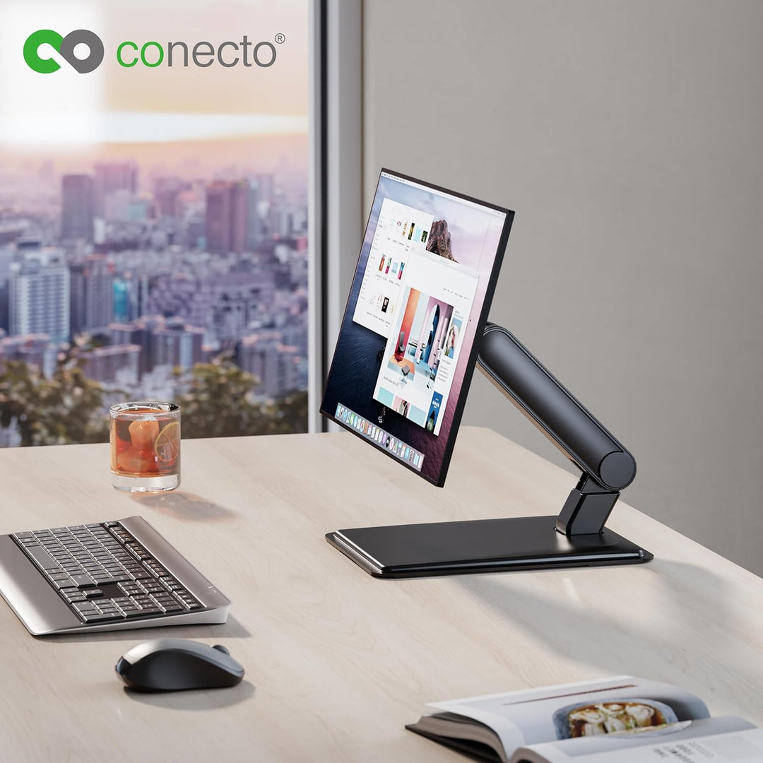 Conecto Monitor Halterung, Monitorhalterung für Touchscreen, VESA 75 und 100, 17-32 Zoll, bis 8 KG B