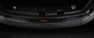 Ladekantenschutz aus Edelstahl in anthrazit mit 3D Abkantung passend für VW Caddy/Caddy Life/Caddy M