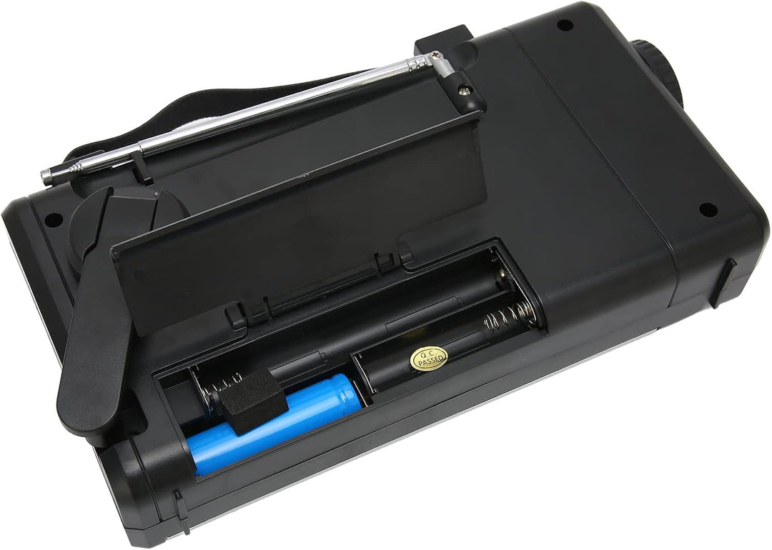 Tragbares LED-Handkurbelradio AM FM SW Solardynamo-Notfallradio für Den Aussenbereich mit Tragbarer