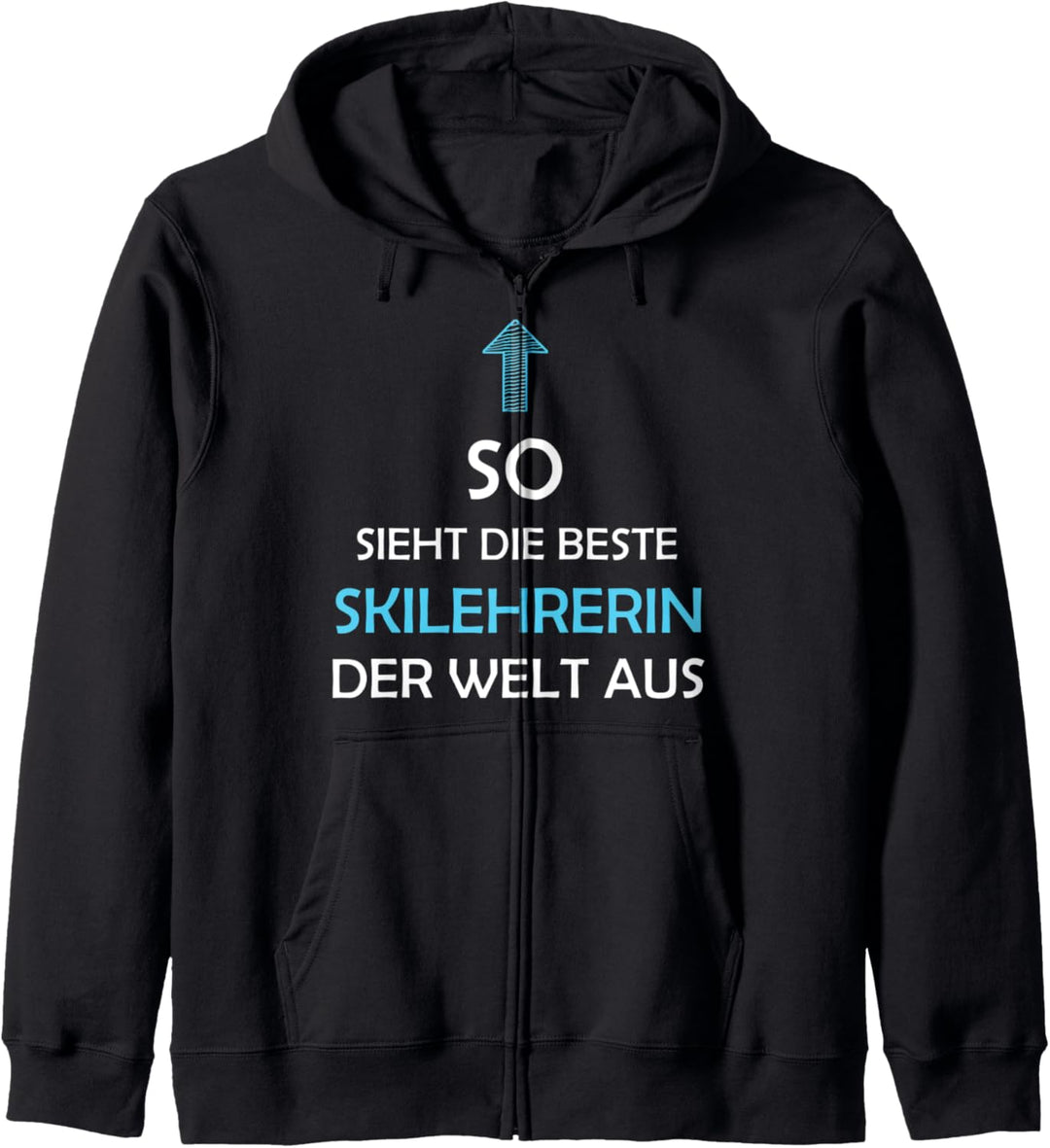 Beste Skilehrerin der Welt Ski Lehrerin Kapuzenjacke