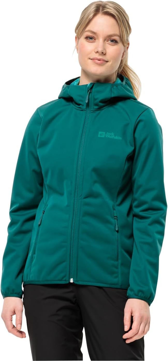 Jack Wolfskin Damen Windhain Hoody W Softshelljacke XS midnight sky, XS midnight sky