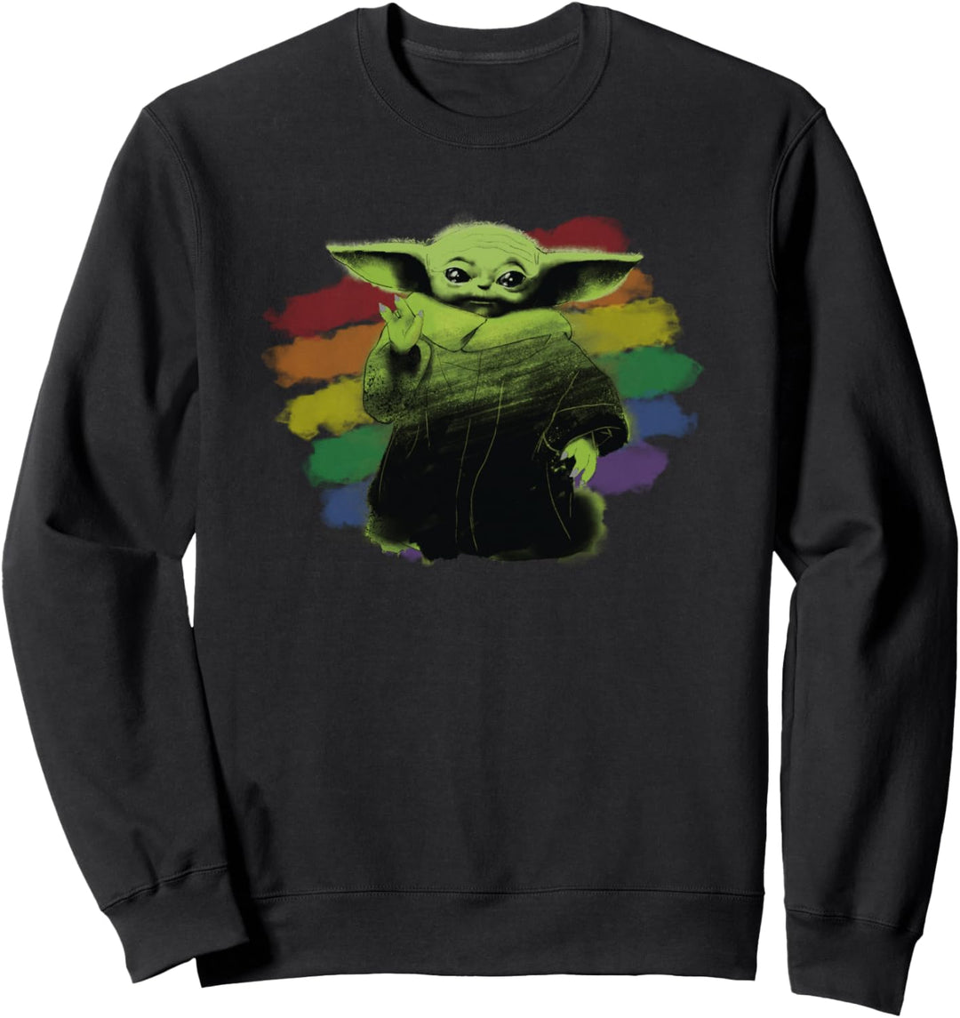 Star Wars The Mandalorian The Child Rainbow Sweatshirt