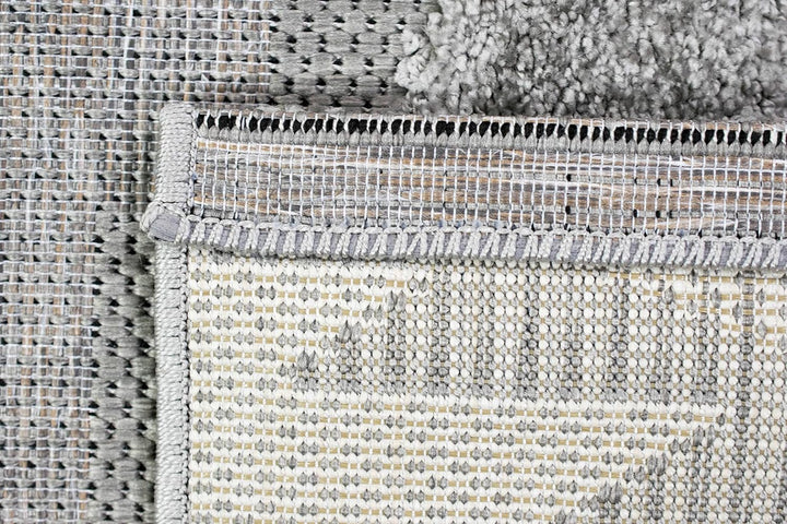 Teppich-Traum In- & Outdoor Teppich Sisal Wohnzimmer Wintergarten gestreiftes orientalisches Rautenm