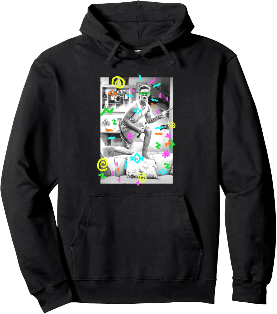Saved By The Bell Zack Air Gitarre Pullover Hoodie